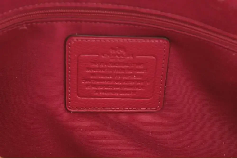Coach Sierra Satchel Crossgrain Fuchsia Pink Leather Handbag